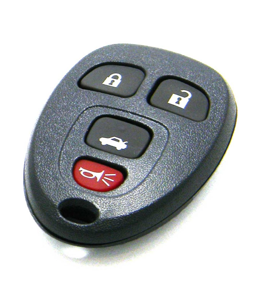 Buick LaCrosse Keyless Entry Remote Key Fob Programming Instructions