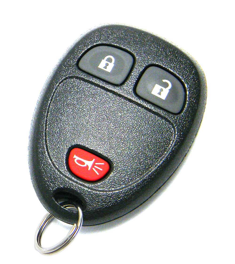 Set of 2 Red Key Fob Keyless Entry Remote fits 2007-2014 Chevy Tahoe Suburban / 2007-2014 Cadillac Escalade / 2007-2014 GMC Yukon 
