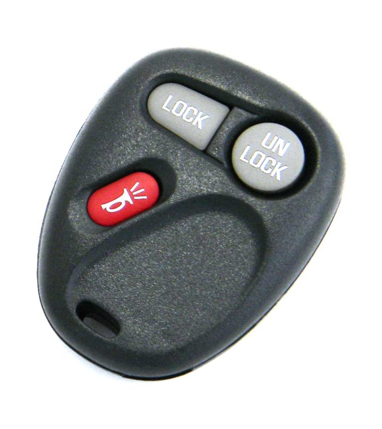 20012002 GMC Sierra 3Button Key Fob Remote (KOBLEAR1XT, 15042968)