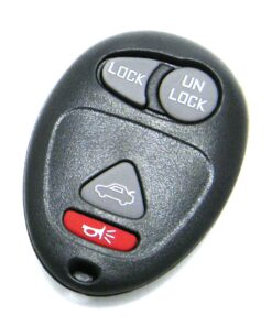 Alternative view of 2001-2005 Buick Century 4-Button Key Fob Remote (FCC: L2C0007T, P/N: 10335582, 10335582-88, 15845916-17)