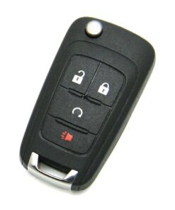 Alternative view of 2015-2020 Chevrolet Trax 4-Button Flip Key Fob Remote (FCC: AVL-B01T1AC, P/N: 13504265)