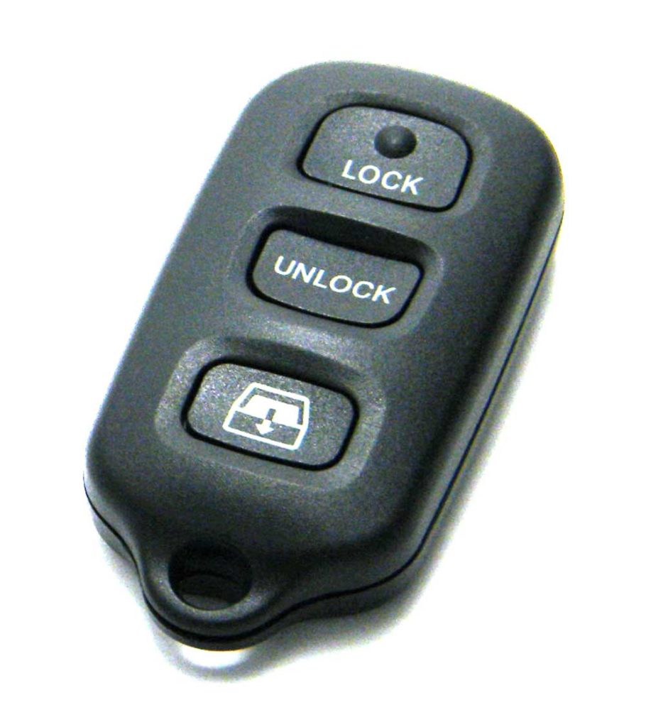 2001 Toyota 4Runner Keyless Entry Remote Fob Programming Instructions