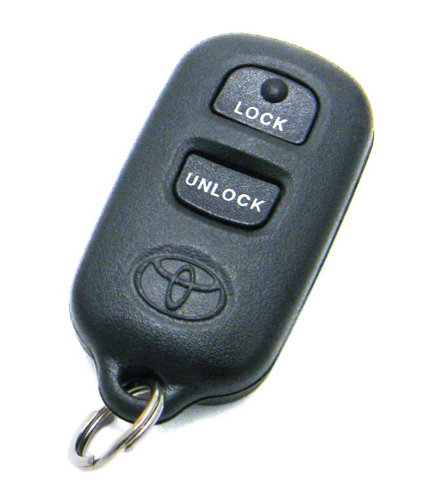 Toyota Highlander Keyless Entry Remote Fob Programming Instructions