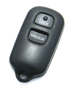 Alternative view of 1999-2001 Toyota Camry Solara 3-Button Key Fob Remote (FCC: GQ43VT14T, P/N: 89742-06010)