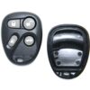 Replacement Case for 4-Button Cadillac Key Fob Remote (FCC: ABO1602T)