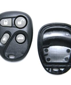 Replacement Case for 4-Button Cadillac Key Fob Remote (FCC: ABO1602T)