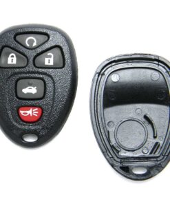 Replacement Case for 5-Button Buick Cadillac Chevrolet Key Fob Remote (FCC: OUC60221, OUC60270)