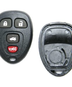 Replacement Case for 4-Button Buick Cadillac Chevrolet Key Fob Remote (FCC: OUC60221, OUC60270)