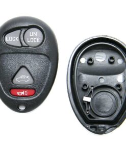 Replacement Case for 4-Button Buick Oldsmobile Pontiac Key Fob Remote (FCC: L2C0007T)