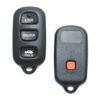 Replacement Case for 4-Button Toyota Key Fob Remote (FCC: GQ43VT14T, P/N: 89742-AA030)