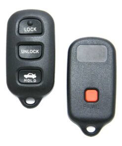 Replacement Case for 4-Button Toyota Key Fob Remote (FCC: GQ43VT14T, P/N: 89742-AA030)