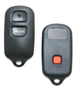 Replacement Case for 3-Button Toyota Key Fob Remote (FCC: GQ43VT14T, P/N: 89742-06010)