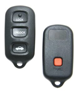 Replacement Case for 4-Button Toyota Key Fob Remote (FCC: HYQ1512Y, P/N: 89742-AC020, 89742-AC040)