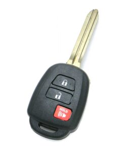 Alternative view of 2013-2015 Scion iQ 3-Button Non Transponder Remote Head Key Fob (FCC: MOZB52TH, P/N: 89070-52G20)