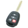 2013-2019 Toyota RAV4 4-Button "H" Chip Remote Head Key Fob (FCC: HYQ12BDM, P/N: 89070-42830, 89070-42D40)