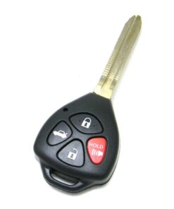 Alternative view of 2009-2010 Toyota Corolla 4-Button "Dot" Chip Remote Head Key Fob (FCC: GQ4-29T, P/N: 89070-02270, 89070-33881)