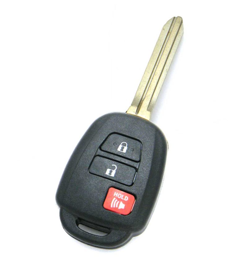 2018 Toyota Keyless Entry Remote Fob Programming Instructions