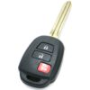 2013-2019 Toyota RAV4 3-Button "H" Chip Remote Head Key Fob (FCC: HYQ12BDM, P/N: 89070-42820, 89070-42D30)