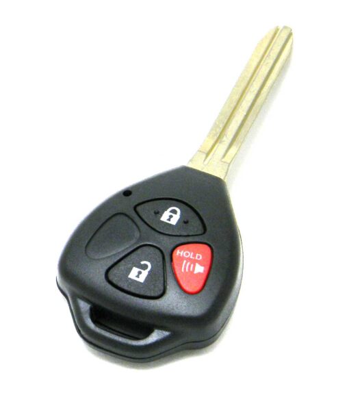 2011-2016 Toyota Yaris Sedan 3-Button "G" Chip Remote Head Key Fob (FCC: MOZB41TG, P/N: 89070-52B20)