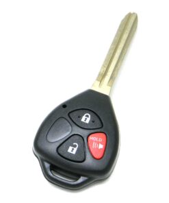 Alternative view of 2017-2018 Toyota Yaris Sedan 3-Button "H" Chip Remote Head Key Fob (FCC: HYQ12BBY, P/N: 89070-52G50)
