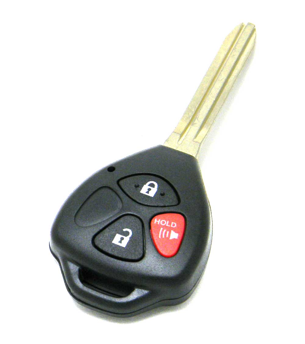 Remote Uncut Key Shell FOB for Toyota Highlander Matrix RAV4 Venza Yaris 2005-10 
