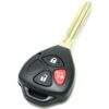 2007-2011 Toyota Yaris Hatchback 3-Button Non Transponder Remote Head Key Fob (FCC: MOZB41TG, P/N: 89070-52860)