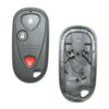 Replacement Case for 3-Button Acura Key Fob Remote (FCC: OUCG8D-355H-A, P/N: 72147-S6M-A01, 72147-S6M-A02)