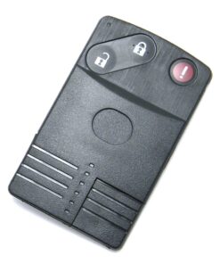 Alternative view of 2007-2009 Mazda CX-7 3-Button Smart Card Key Fob Remote (FCC: BGBX1T458SKE11A01, P/N: TDY2-67-5RYA)