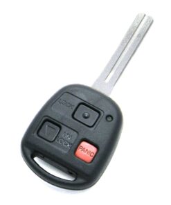 Alternative view of 2009-2014 Toyota FJ Cruiser 3-Button "G" Chip Remote Head Key Fob (FCC: HYQ12BBT, P/N: 89070-35140)
