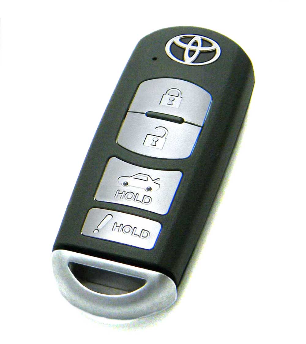 2017-2018 Toyota Yaris iA 4-Button Smart Key Fob (WAZSKE13D01, 89904-WB001)