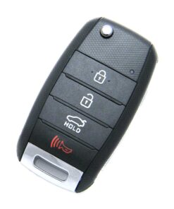 Alternative view of 2014-2016 Kia Forte 4-Button Flip Key Fob Remote (FCC: OSLOKA-870T, P/N: 95430-A7400, TRANS ASSY YD)