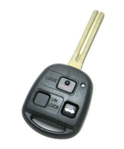 Alternative view of 2003 Lexus ES300 3-Button Remote Head Key Fob (FCC: HYQ12BBT, P/N: 89070-33750, 89070-33751, 89070-33800, 89070-33801)