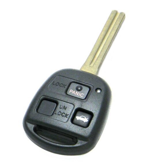 1997-2000 Lexus SC300 3-Button Remote Head Key Fob (FCC: HYQ1512V, P/N: 89070-24040, 89070-24041)