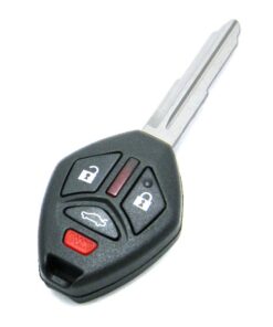 Alternative view of 2007-2017 Mitsubishi Lancer 4-Button Remote Head Key Fob (FCC: OUCG8D-625M-A, P/N: 6370A477)