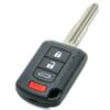 2017-2022 Mitsubishi Mirage 4-Button Remote Head Key Fob (FCC: OUCJ166N, P/N: 6370C021)