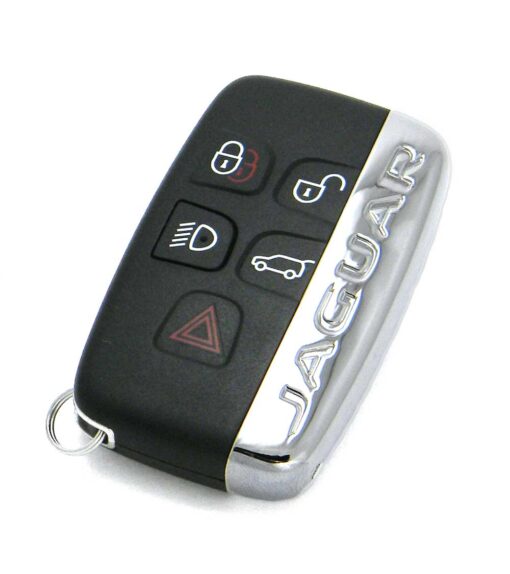 2014-2015 Jaguar F-Type 5-Button Smart Key Fob Remote (FCC: KOBJTF10A, P/N: 5E0U50707)