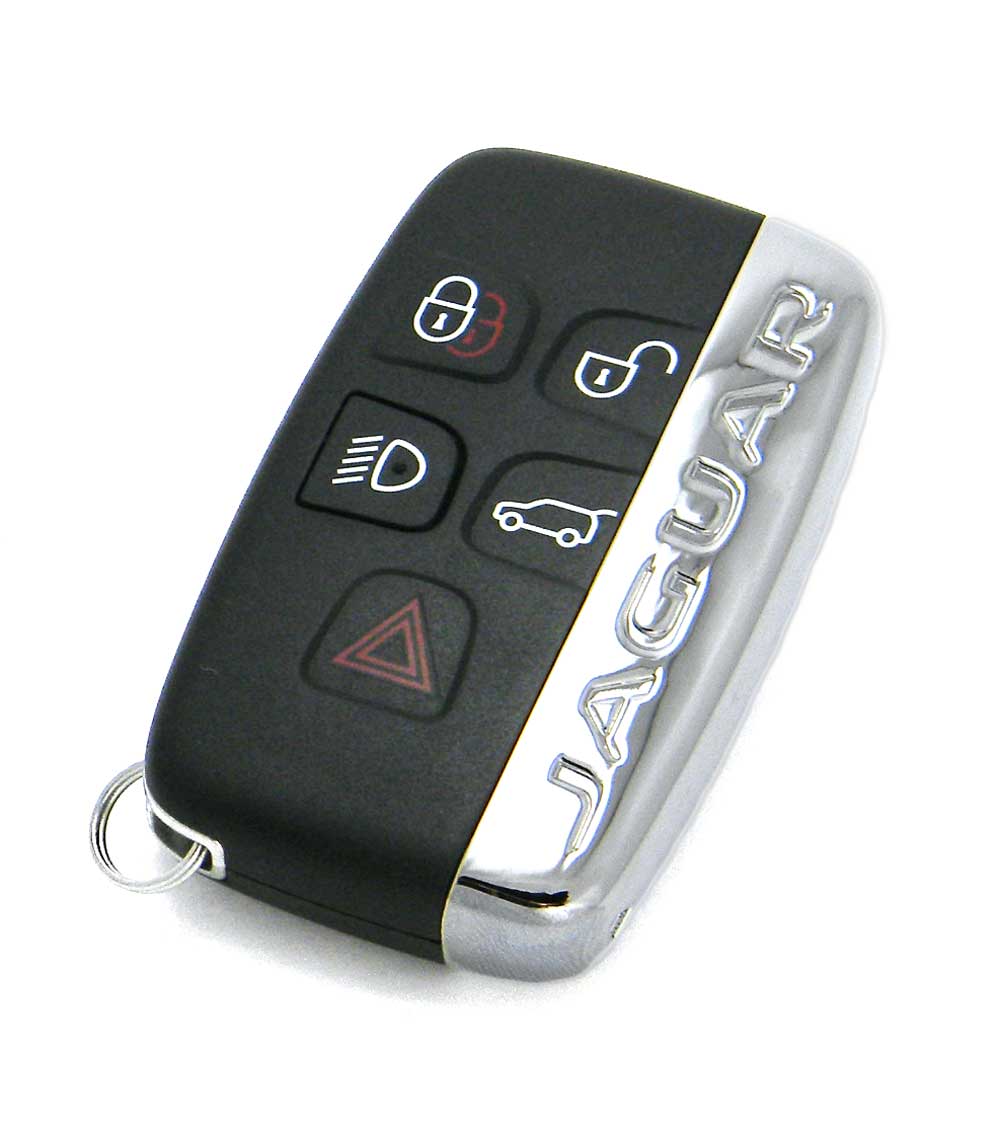 2017 Jaguar F-Pace 5-Button Smart Key Fob Remote (FCC: KOBJTF10A, P/N: 5E0U50707)