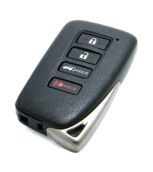 2015-2020 Lexus NX300h Hybrid 4-Button Smart Key Fob Remote (FCC: HYQ14FBA, P/N: 89904-78070, Board: 281451-2110)