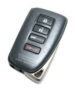 2016-2020 Lexus RX450h Hybrid 4-Button Smart Key Fob Remote (FCC: HYQ14FBB, P/N: 89904-0E160, 89904-0E170, Board: 231451-0010)