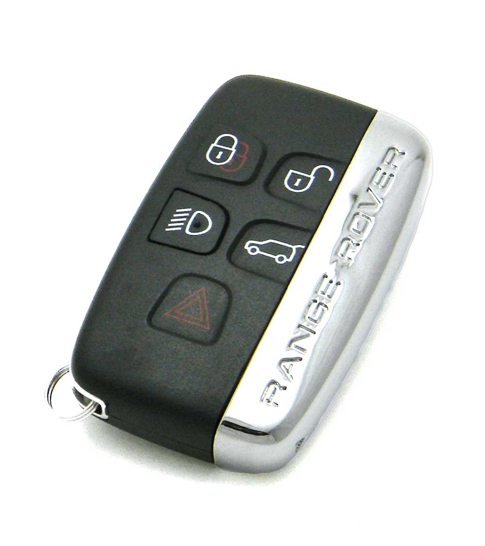 2011-2017 Land Rover Range Rover Evoque 5-Button Smart Key Fob Remote (FCC: KOBJTF10A, P/N: CH22-15K601-AB, 9D773532, 5E0U30147-AE)
