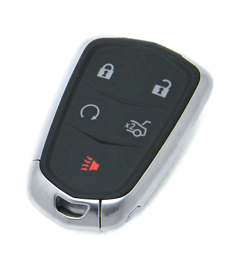2016-2019 Cadillac ATS-V Sedan 5-Button Smart Key Fob Remote (FCC: HYQ2AB, P/N: 13580811, 13598507, 13510254)