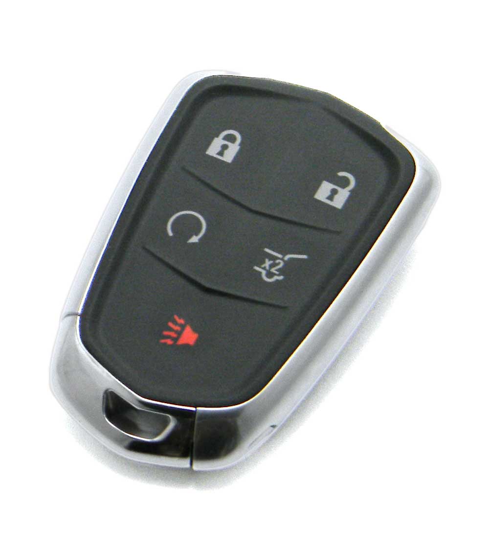 2015-2016 Cadillac SRX 5-Button Smart Key Fob Remote (FCC: HYQ2AB, P/N: 13580800, 13598528)
