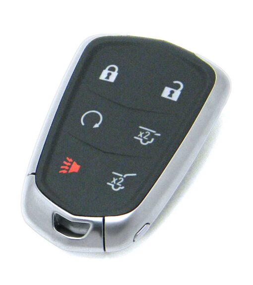 2015-2020 Cadillac Escalade ESV 6-Button Smart Key Fob Remote (FCC: HYQ2AB, P/N: 13580812, 13594028, 13598511, 13510242)