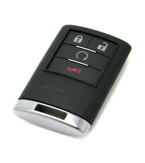 2008-2013 Cadillac Escalade EXT 4-Button Smart Key Fob Remote Memory #1 (FCC: OUC6000066, P/N: 22756463)