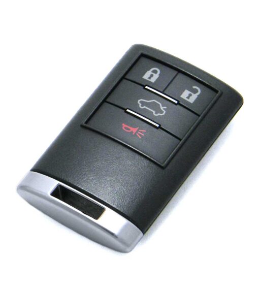2008-2014 Cadillac CTS Sedan 4-Button Smart Key Fob Remote Memory #2 (FCC: OUC6000066, P/N: 22889450)