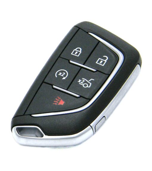 2020-2021 Cadillac CT4 5-Button Smart Key Fob Remote (FCC: YG0G20TB1, P/N: 13536990, 13538860)