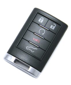 2010-2014 Cadillac CTS Wagon 5-Button Smart Key Fob Remote Memory #1 (FCC: OUC6000066, P/N: 20998281)