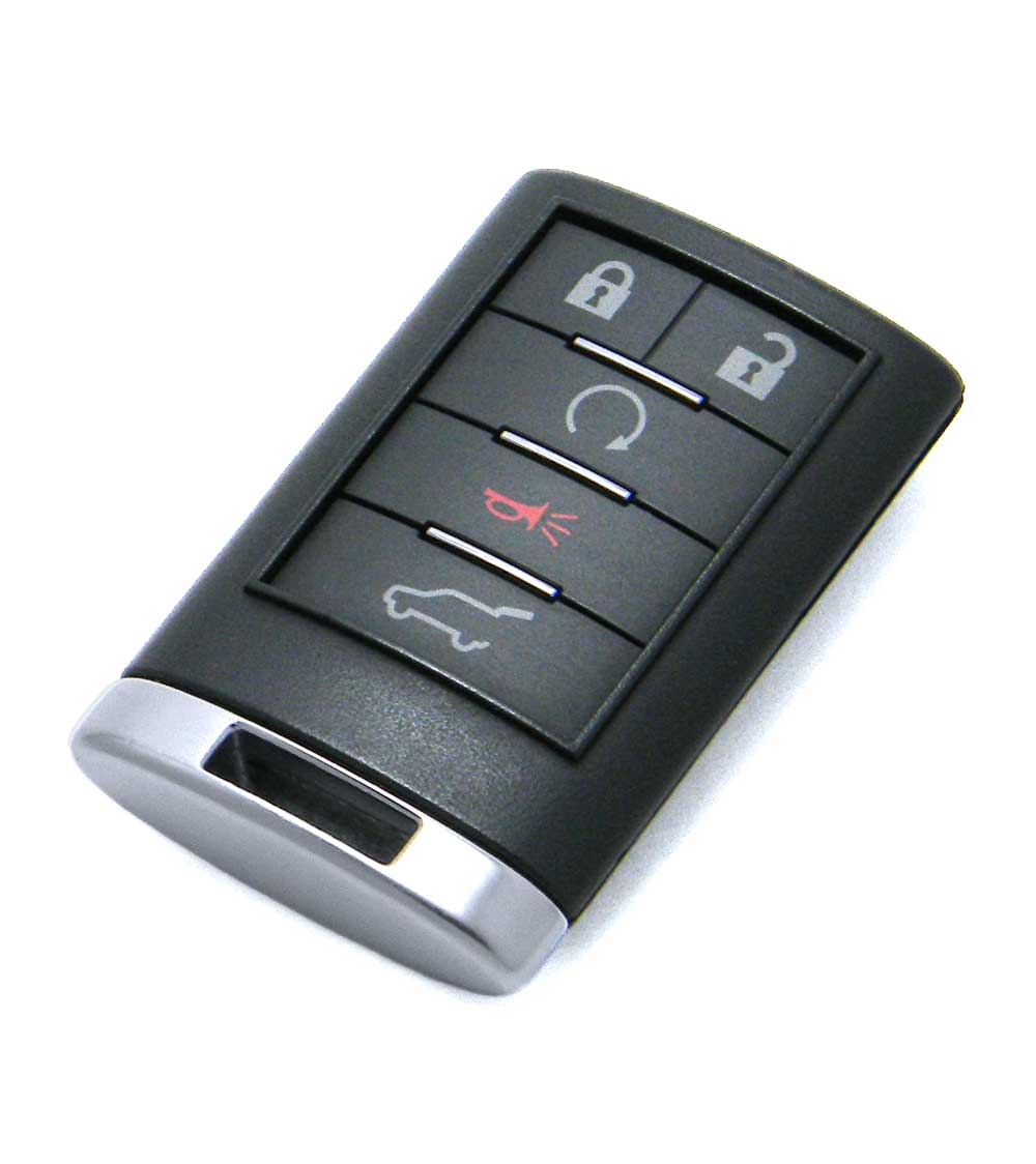 2010-2014 Cadillac CTS Wagon 5-Button Smart Key Fob Remote Memory #2 (FCC: OUC6000066, P/N: 20998282)