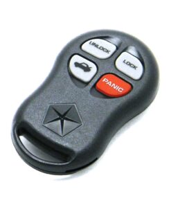 1996-2000 Chrysler Sebring Convertible 4-Button Key Fob Remote (FCC: KYPTX002, P/N: 04671226)