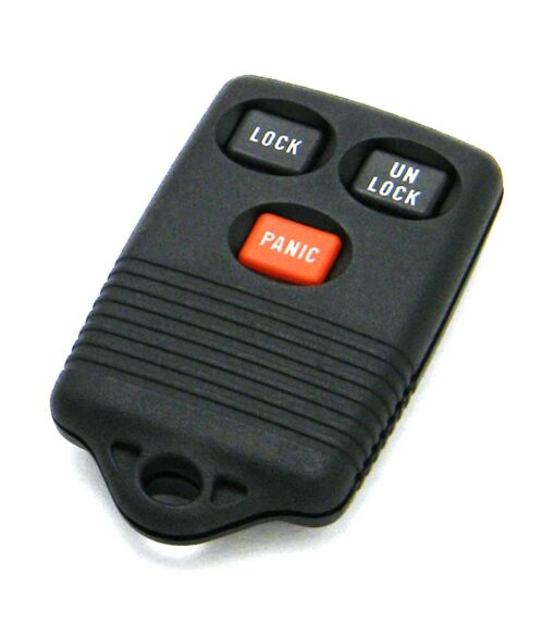 1993-1999 Ford E-Series E150 E250 E350 3-Button Key Fob Remote (FCC: GQ43VT4T, P/N: F7AZ-15K601-AB)